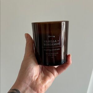 Threshold Cream Candle with Wood Wick